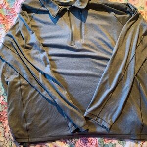 L.L. Bean Women’s Charcoal Long Sleeve Polo Size XXL